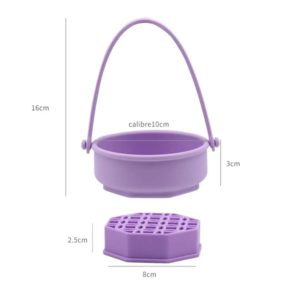 Tragbare 3-in-1-Matte für Make-up-Pinsel, zum Aufhängen, Mehrzweck-Make-up-Pinsel-Wäscheständer, Silikon-Wäscheständer