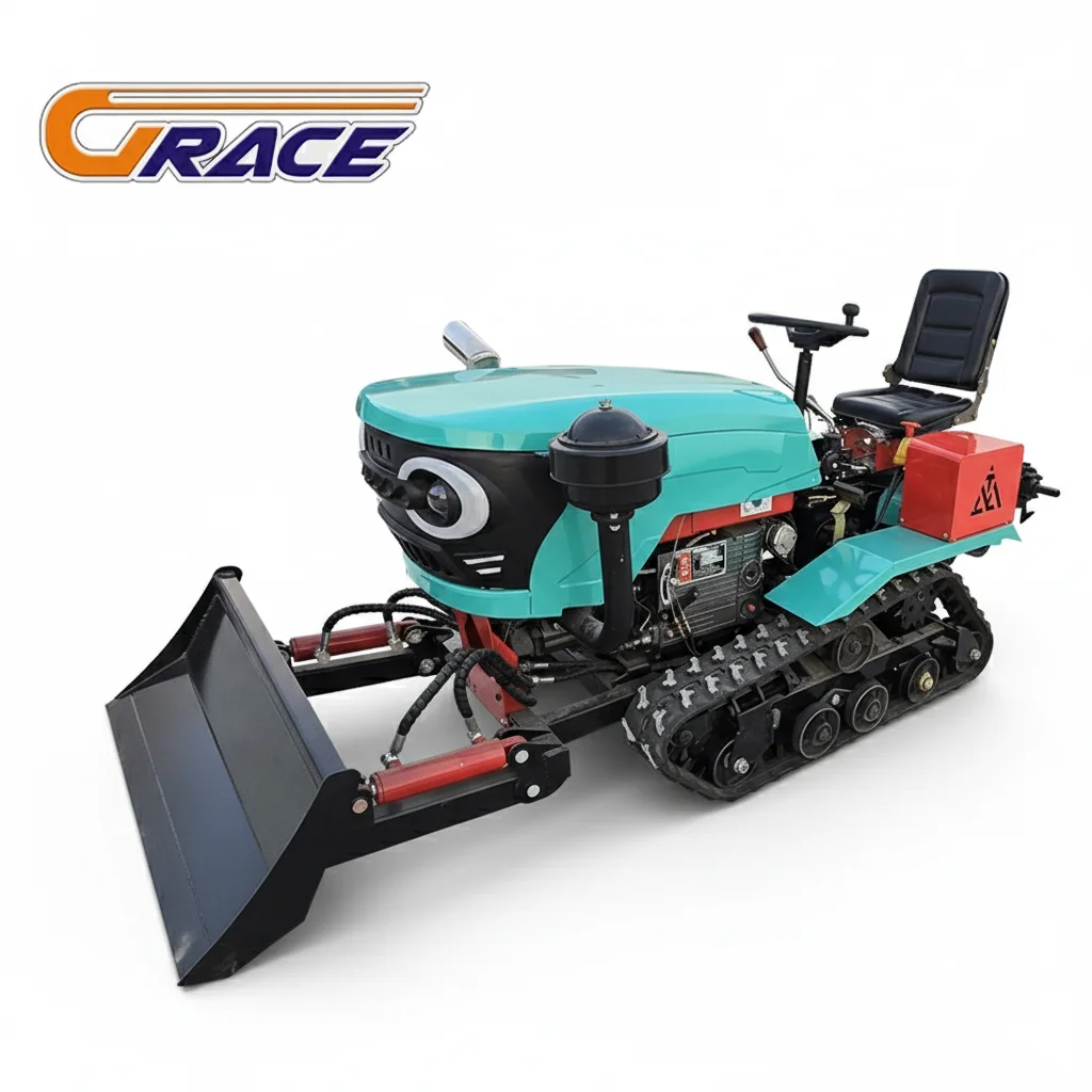 

Customize Multifunctional Crawler Tractor Support Plowing Rototilling And Transportation