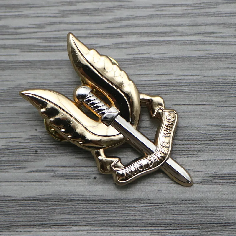 SAS British Special Air Service Airborne Mark Chest Parachute Special Forces Badge Unique retro style commemorative medals view 2