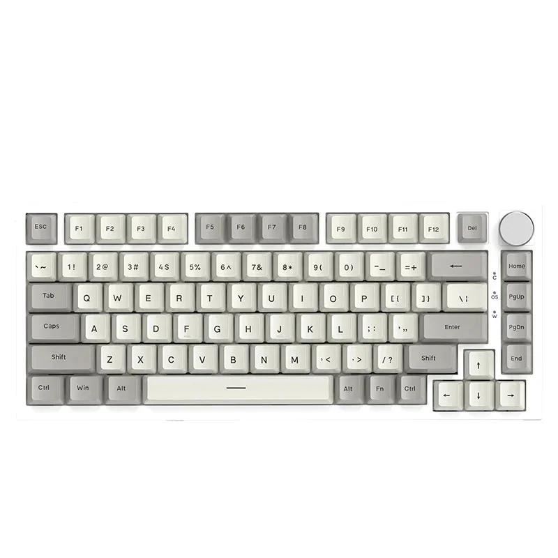 Russian Mechanical Keyboard,75%form Factor,hot-swappable,for Laptop Keyboard,for Mac Os Windows Pc,rgb,backlit,wired Keyboard,