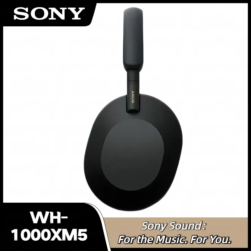 Sony WH-1000XM5 Wireless Bluetooth Headphones Active Noise Cancelling Earphone Over Ear Stereo Sound Game Business Sport Headset