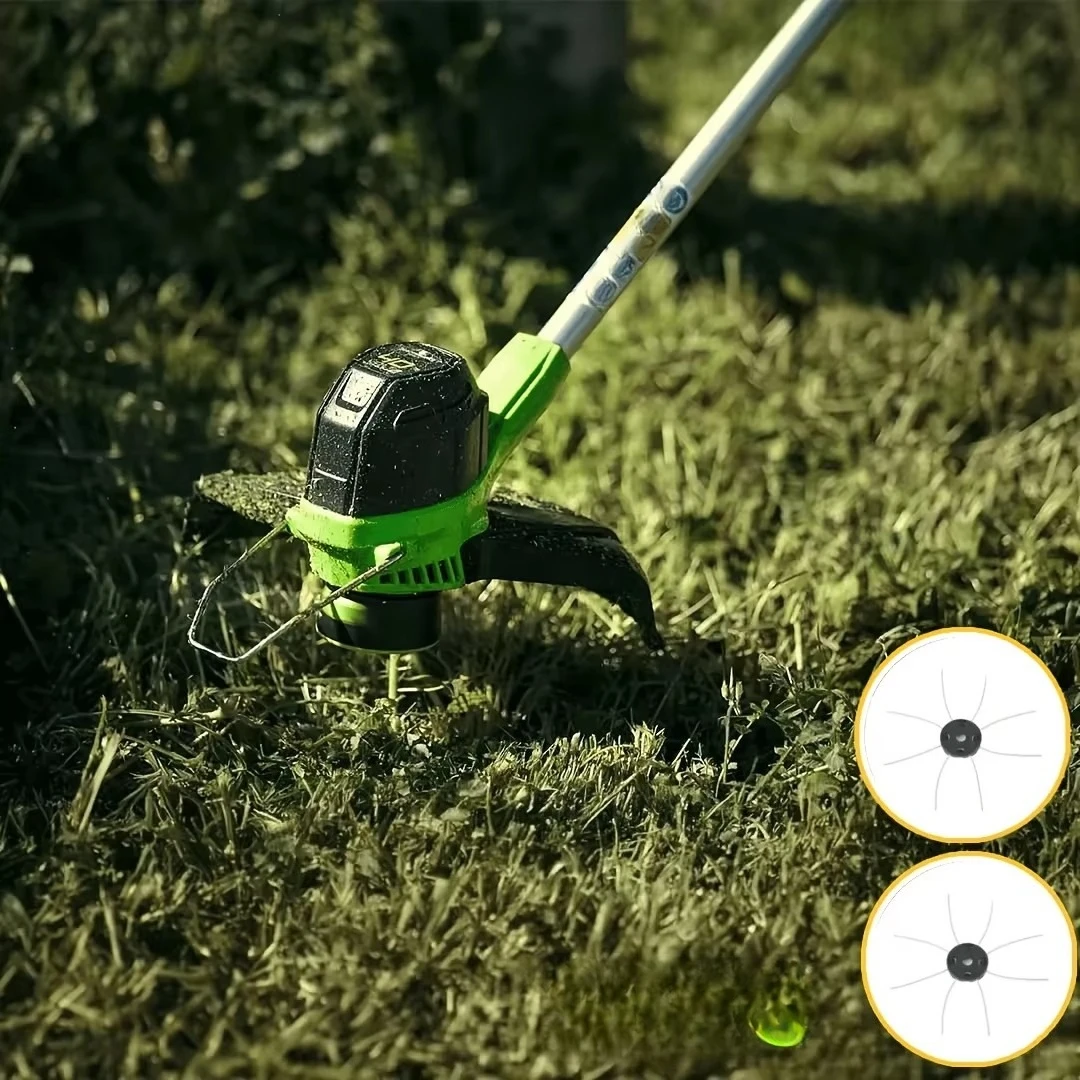 Electric Weed Eater Head Steel 8 Wire Line Trimmer Head 15mm Universal Weed Wacker Head Cordless Grass Trimmers Garden Accessory