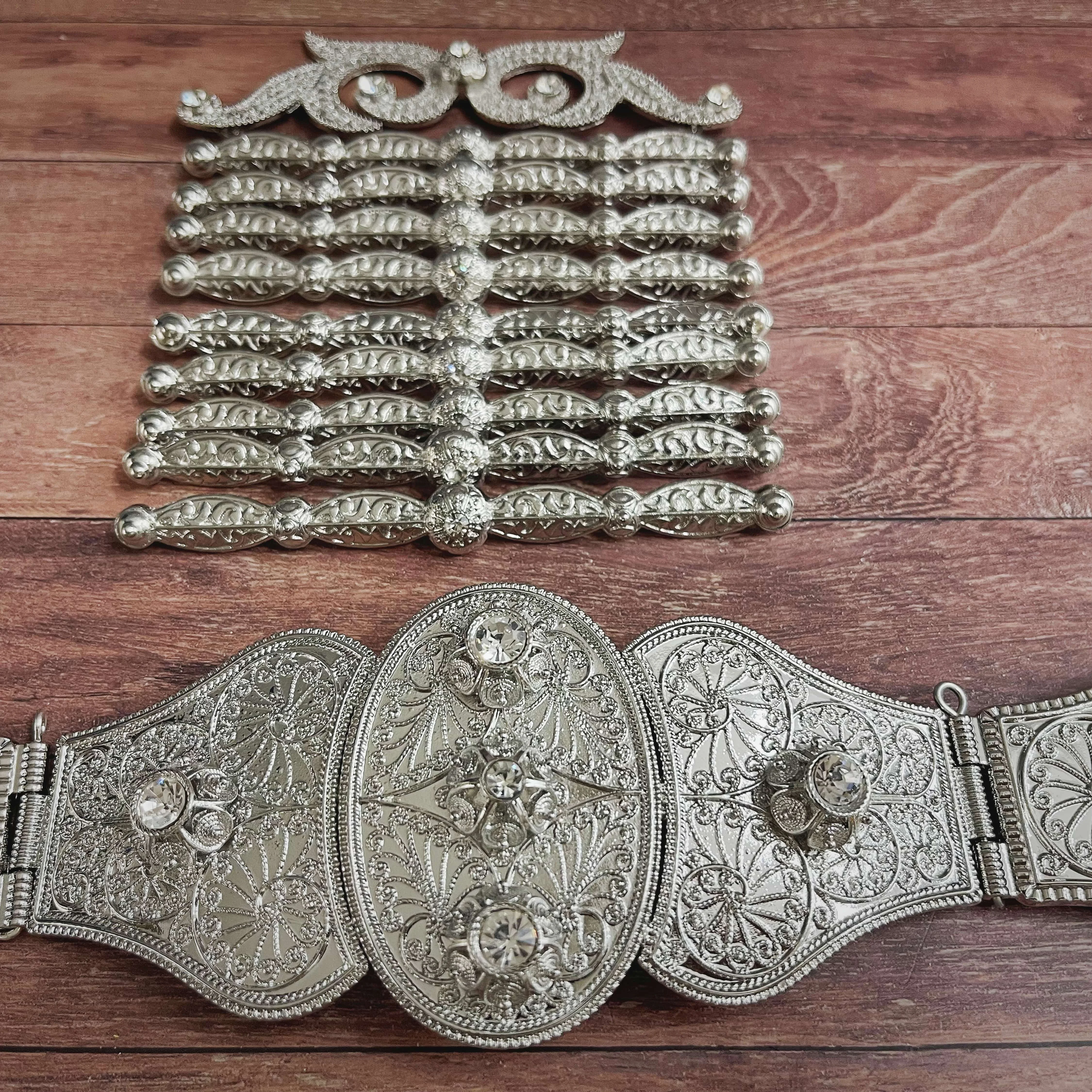 Body Jewelry Chest - Women's Russian Wedding Chest Harness Belt