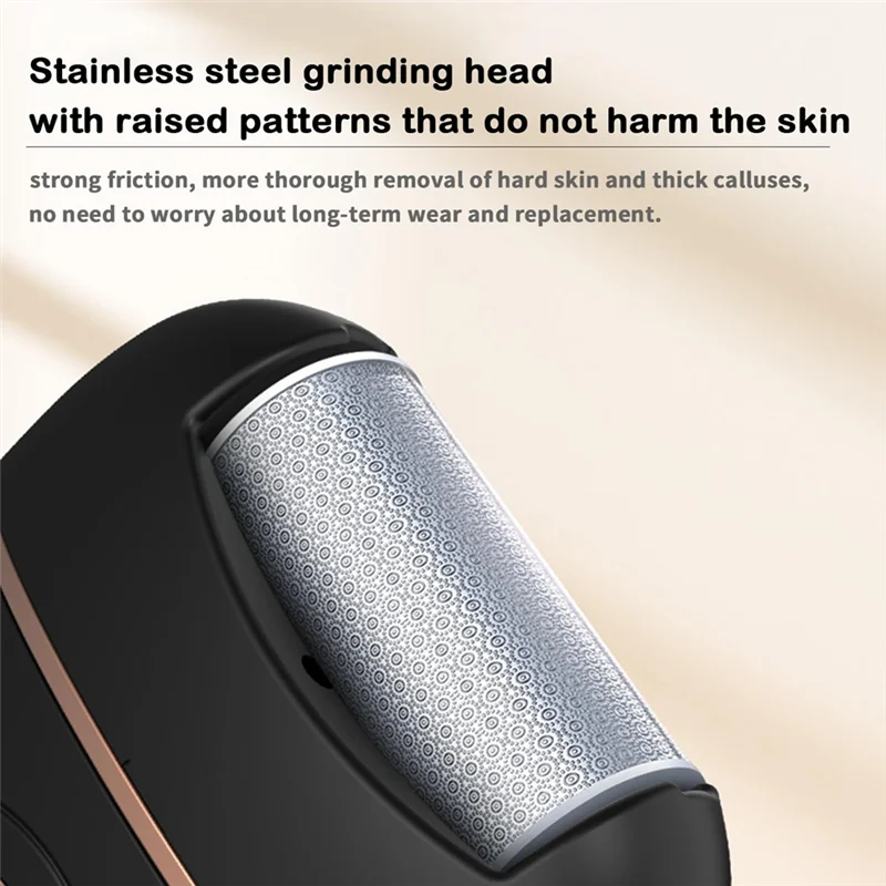 

AB43-Шлифовальная машина для пяток с триммером для кожи, электрическое средство для удаления мозолей на ногах для гладкого ухода за ногами, педикюрная машина для удаления мозолей на ногах