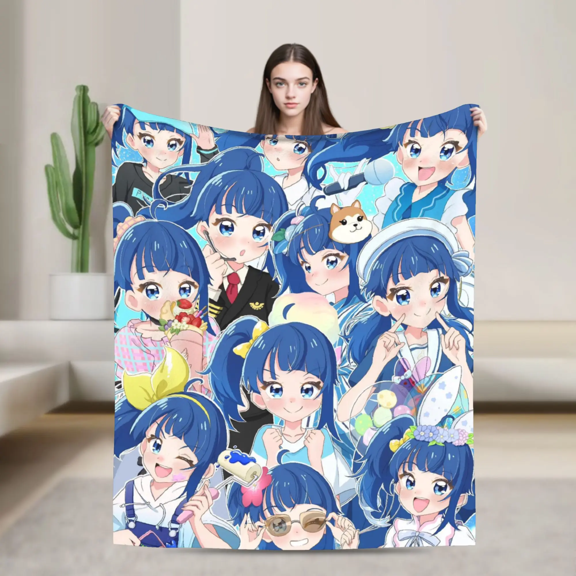 Soaring Sky Pretty Cure Blanket Multiple Sizes Super Soft and Warm  Throw Blankets for Couch Sofa and Bed