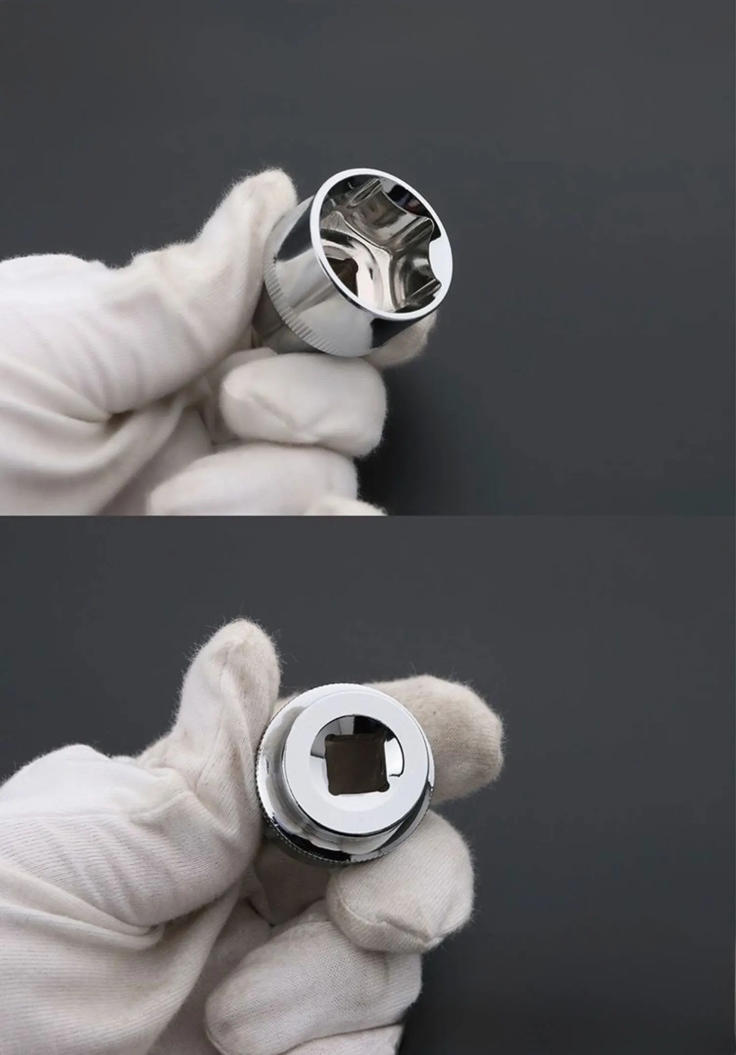 CRV 3/8 Kurze Spiegelpolierte Steckschlüssel 6-24mm Außensechskant-Steckschlüssel für Heim-/Arbeitswartung Handwerkzeug Autoreparaturwerkzeuge – Detail 5