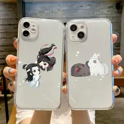Mo DAO Zu Shi Phone Case FOR IPhone 15 14 13 12 11 Pro 14 15 Plus 13 Pro MAX XR XS Woman Transparent Covers