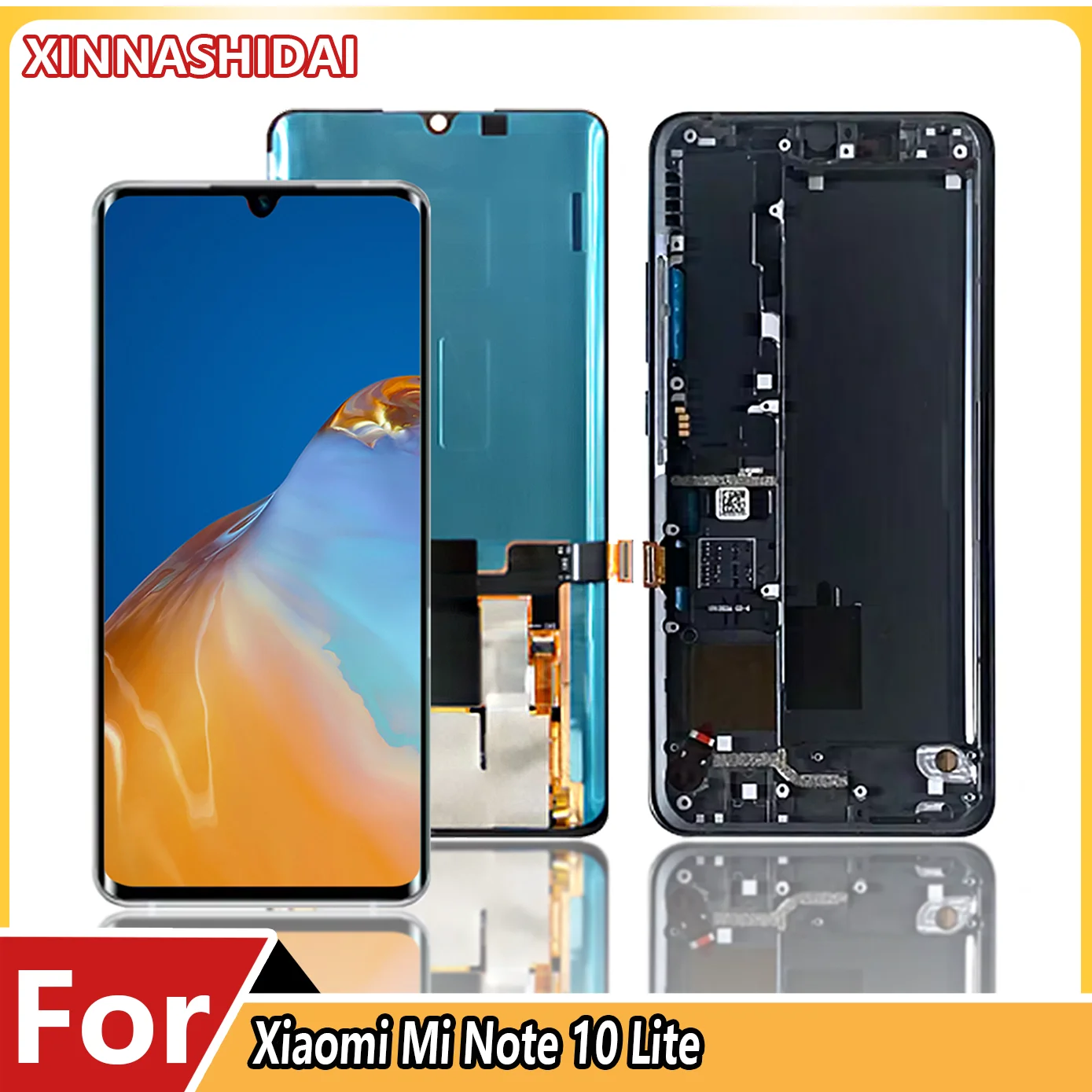 OLED Display For Xiaomi Mi Note 10 Lite LCD M2002F4LG M1910F4G Display Touch Screen Digitizer Assembly