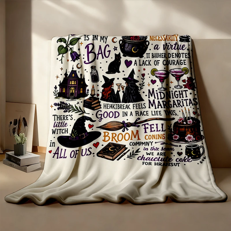 Heartbreak Feels The Owens Sisters Flannel Blanket, Magic Practical Halloween Movie Flannel Throw, Practical Magic, Midn