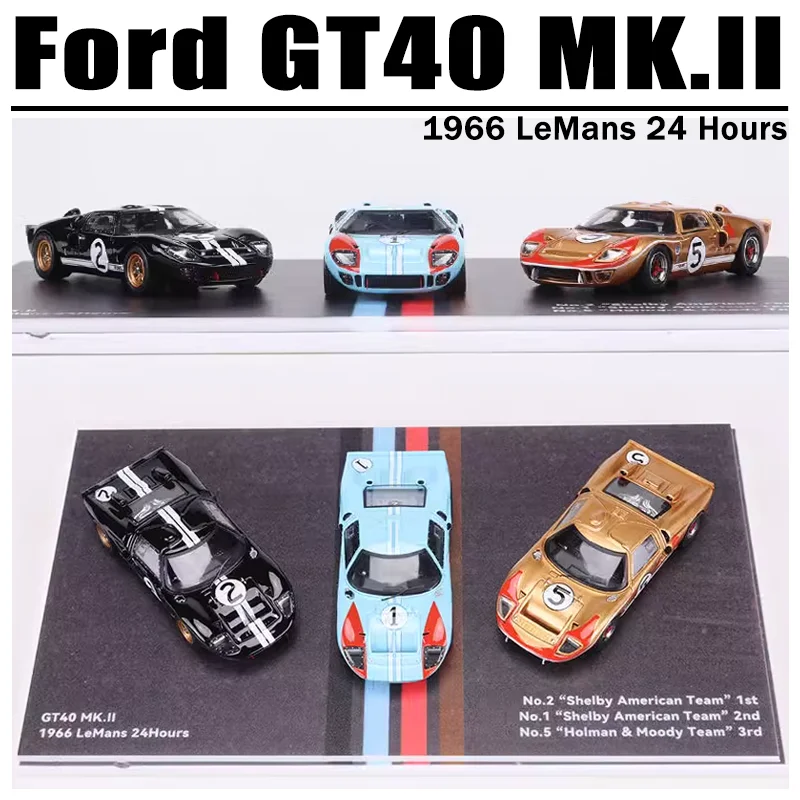 FY 1/64 Ford GT40 MK.II 1966 LeMans 24 Hours Alloy Toy Motor Vehicle Diecast Metal Model Gifts