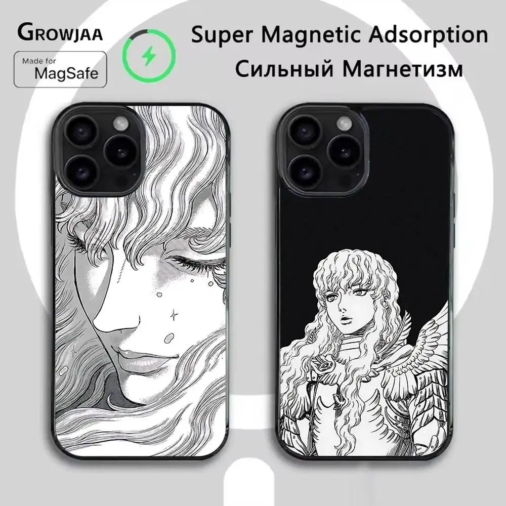 

Griffith B-BerserkS Phone Case For iPhone 16e,16,15,14,13,12,11,Plus,Pro,Max,Mini Magsafe Magnetic Wireless Charging