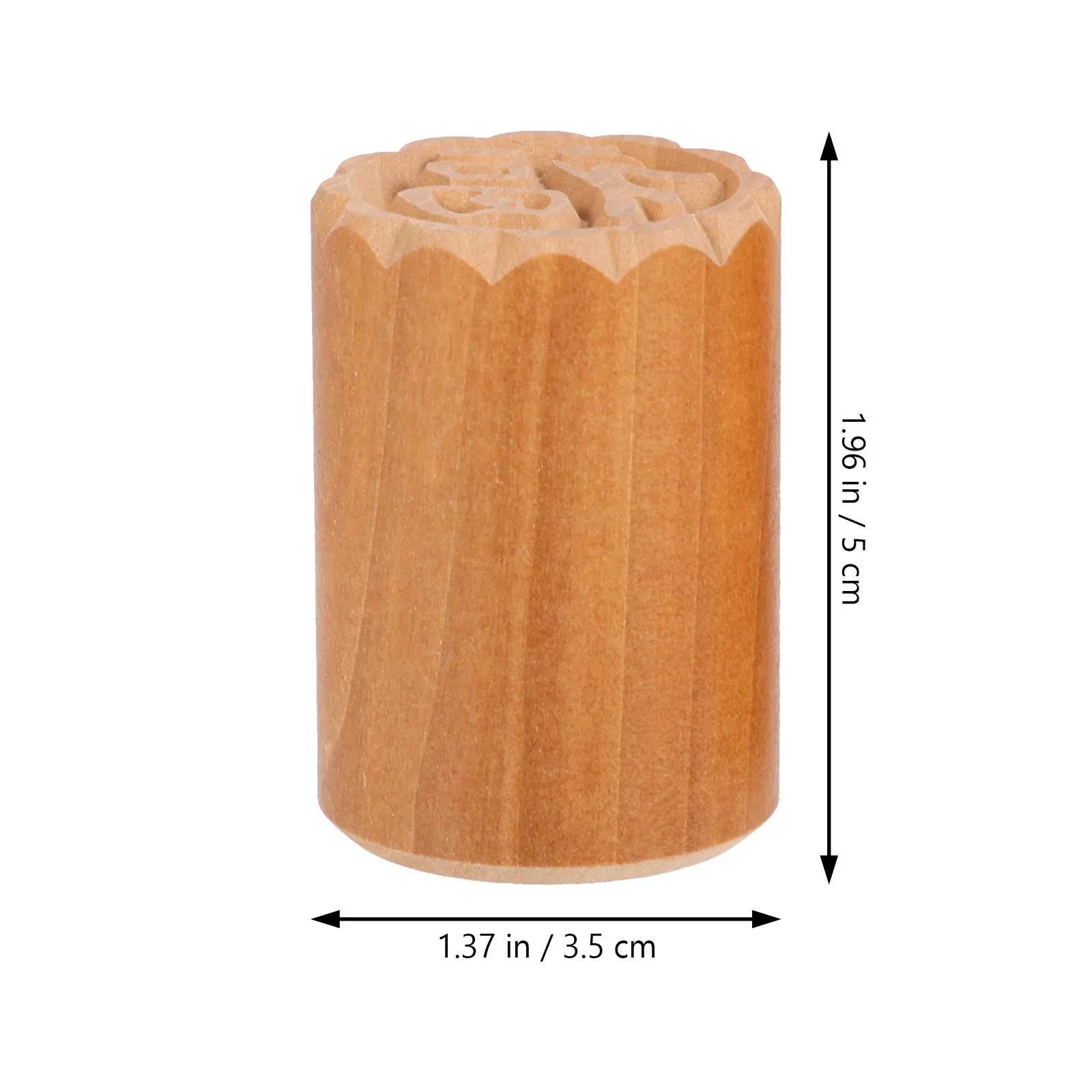 2Pcs Solid Wood Mooncake Stamping Tool Heavy-Duty Cake Decorating Equipment for Kitchen Baking Room Hotel Party Moon Cake DIY