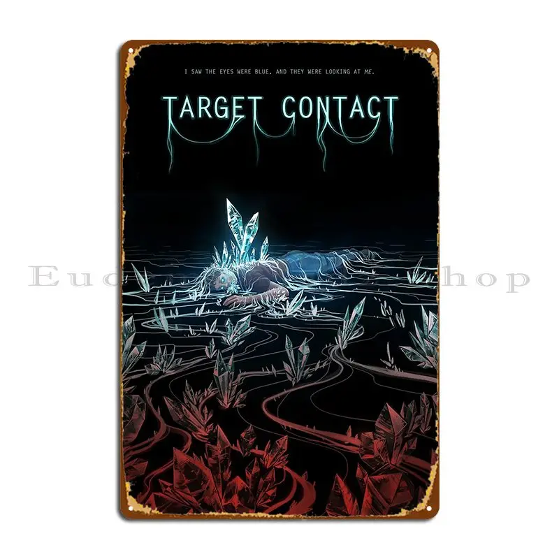 Murderbot Target Contact Metal Plaque Poster Bar Party Garage Print Sign Tin Sign Poster