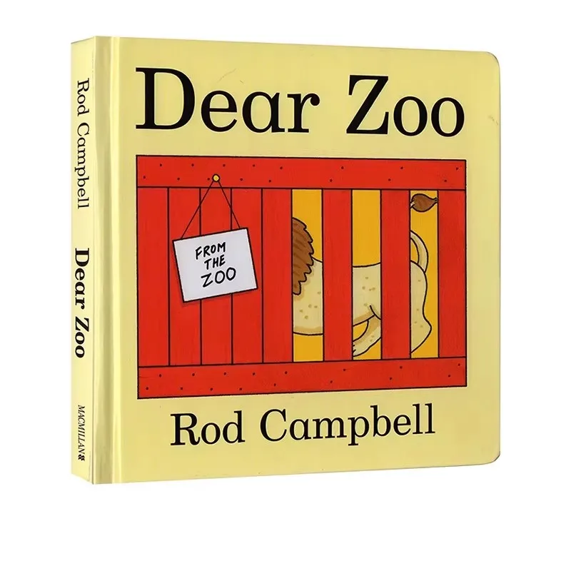 English Board Book Eric Hill Where Is Spot and Dear Zoo Hard Card Flap Rod Campbell 0-6 Kids Children Reading Picture Book