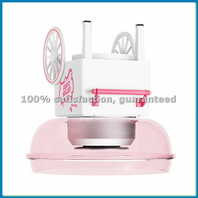 

Cotton Candy Machine,Mini Cotton Candy Maker Machine for Kids with Sugar Scoop, Easy & Safe to Use, Pink Vintage US Plug-ABYS