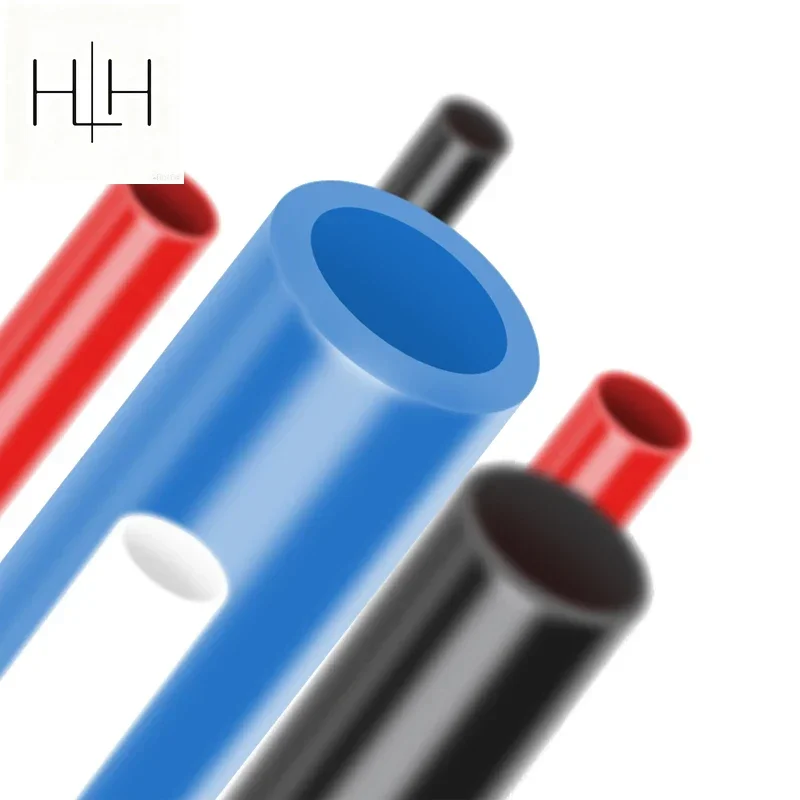HLH 1M 3D Printer Parts PTFE Tube High Temperature Pressure Resistant Polytetrafluoro Ethylene Tubing Black 2 3mm 4mm 6 8mm 10mm