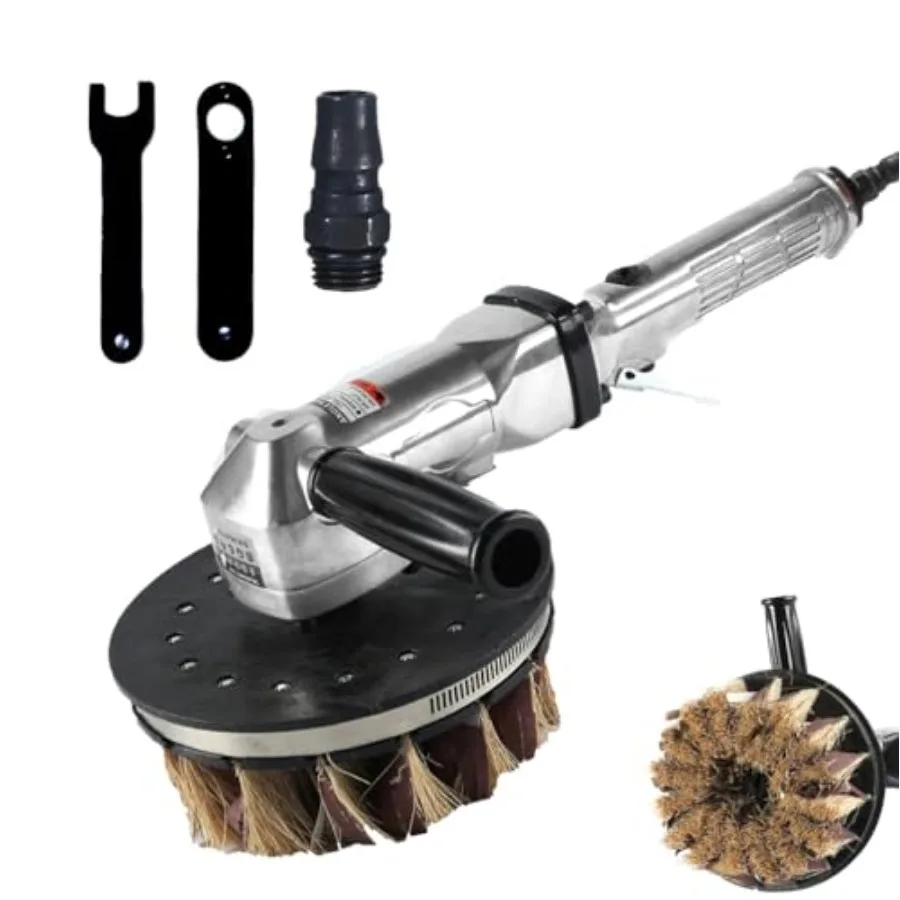 

7-дюймовая пневматическая шлифовальная машина для деревообработки, для шлифовки изогнутых поверхностей, пневмополировщик, легкий (5,88 фунтов), регулируемый