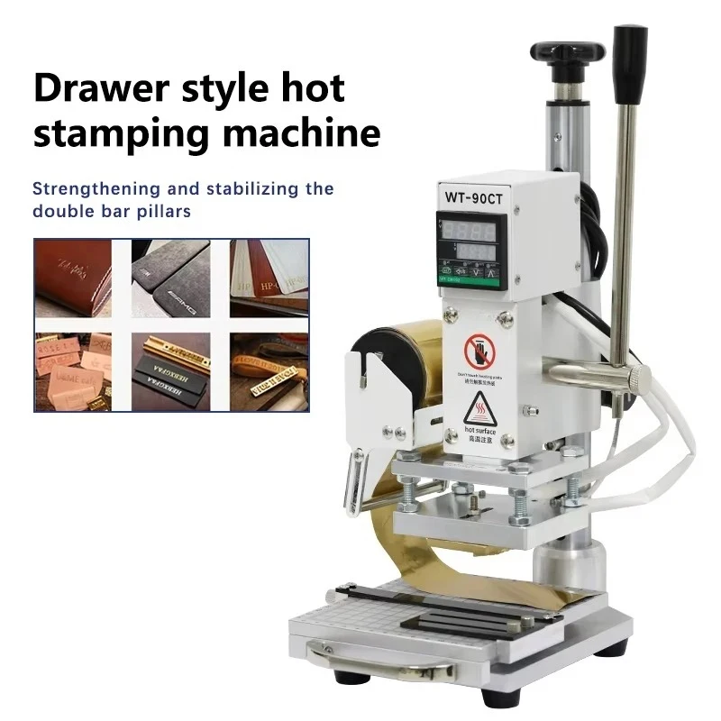 high quality Manual Automatic Feeding Stamp Digital Hot Foil Stamping Leather Eming Heat Prsing hine