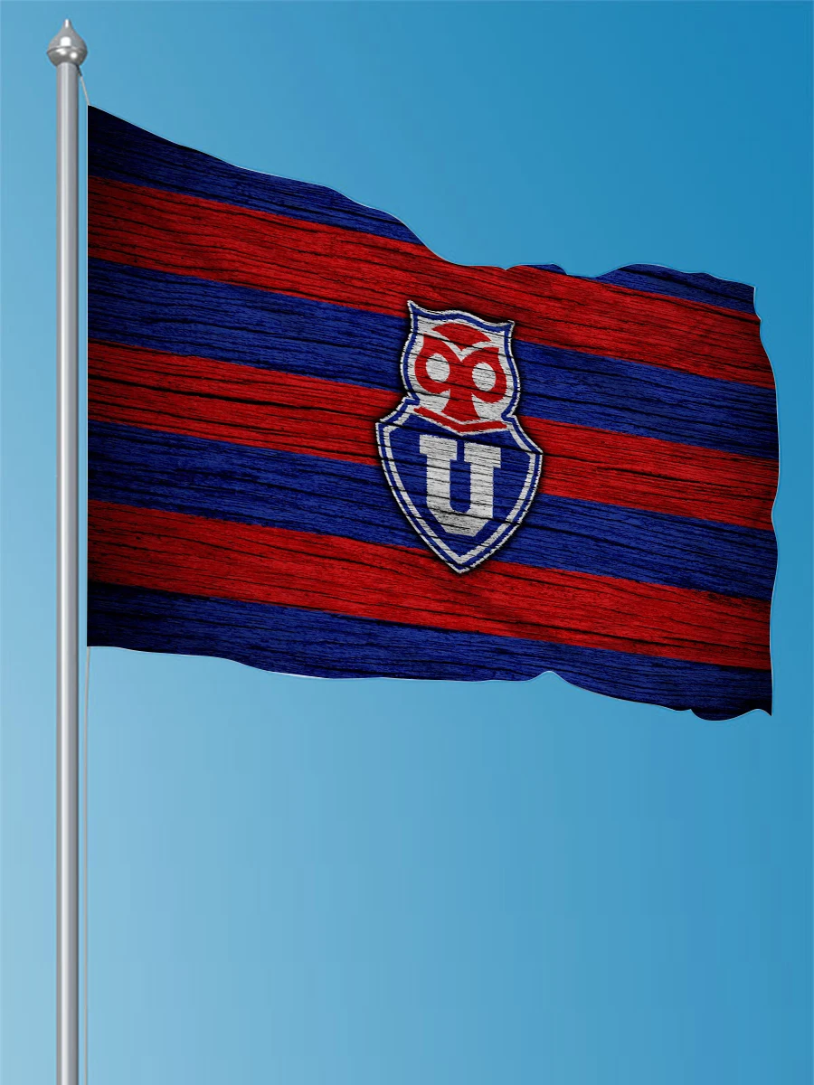 90x150cm 3X5FT FC Club Universidad De Chile Social Football Flags Polyester Printed Banner For Decoration