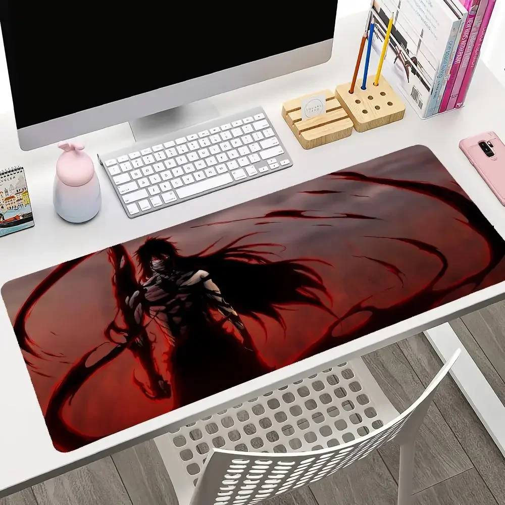 Bleach Ichigo Kurosaki Anime Mousepad Large Gaming Mouse Pad LockEdge Thickened Computer Keyboard Table Desk Mat