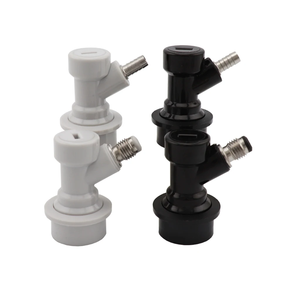 

2Pairs Ball Lock Disconnect Gas IN Liquid OUT Barbed Thread Coupler For Home Brewing Cornelius Keg Connectors Beer Bar Tool