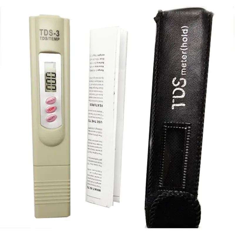 TDS-3 Water Quality Tester Digital TDS Meter 2 in 1 TDS3 Temperature Tester Water Purity Indicator Thermometer for Urine Pool