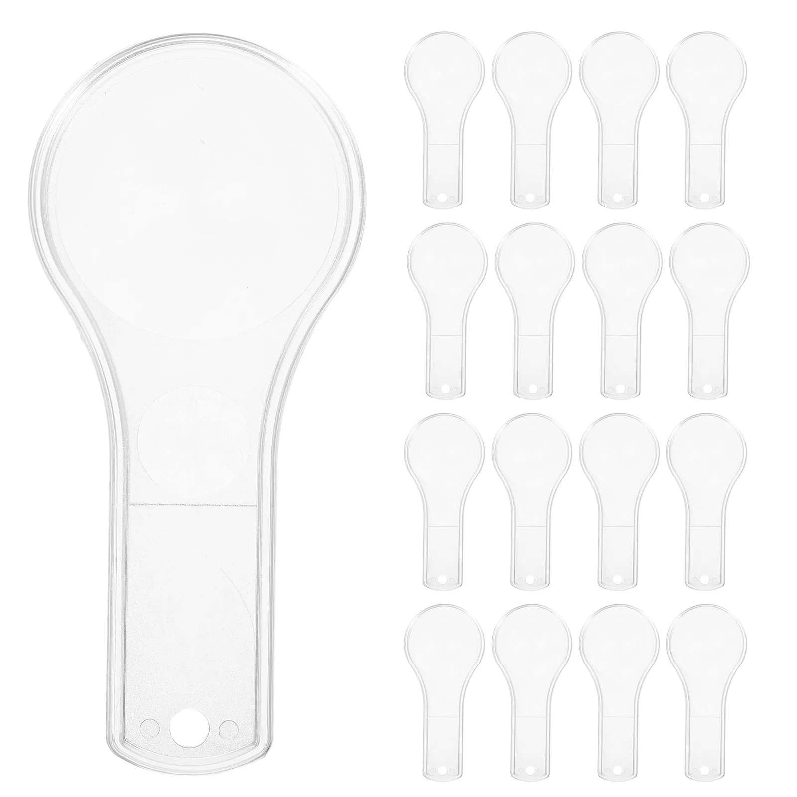 3X Handheld Magnifying Glass 25 Piece Lightweight Plastic Reading Lens for Books Maps Crafts and Hobbies