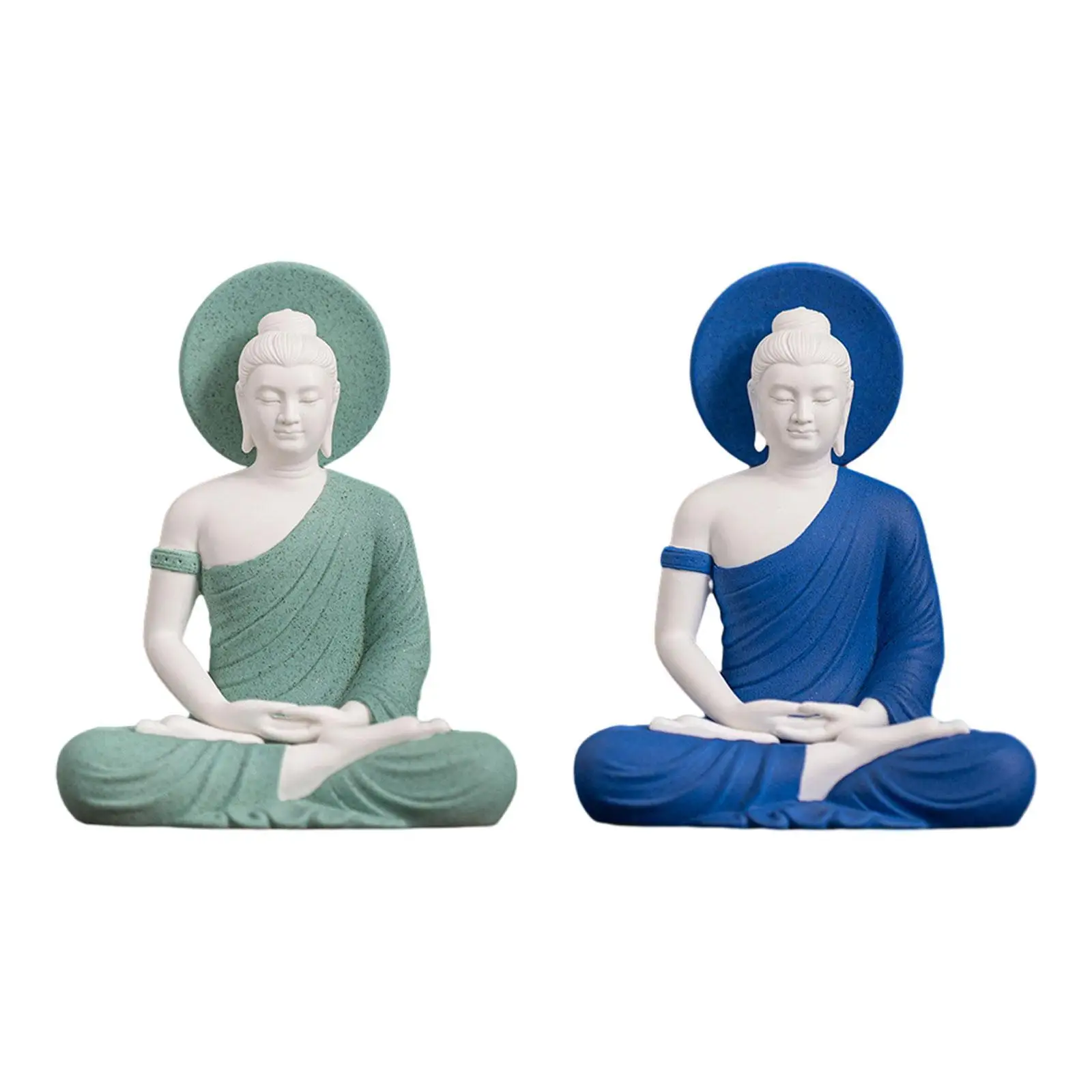 

Buddha Statue Collectible Tabletop Decoration for Bookshelf Restaurant Hotel