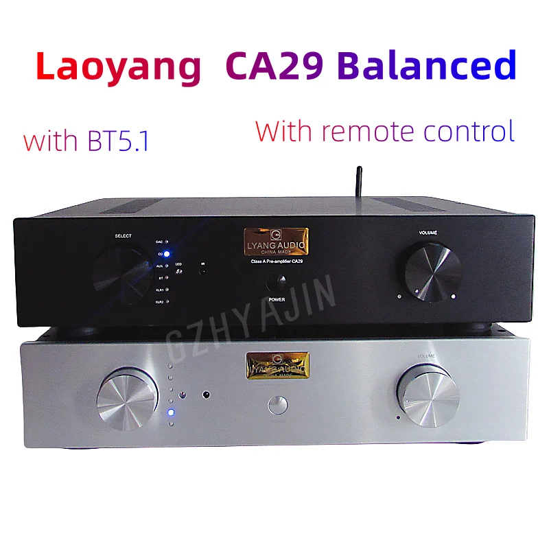 

Laoyang Audio CA29 balanced remote control Bluetooth 5.1 class A gallbladder machine front amplifier with hifi pure rear stage