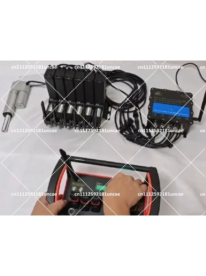 Waterproof Crane Radio Remote Control System with 7 Joystick, Industrial Remote Control for Crane