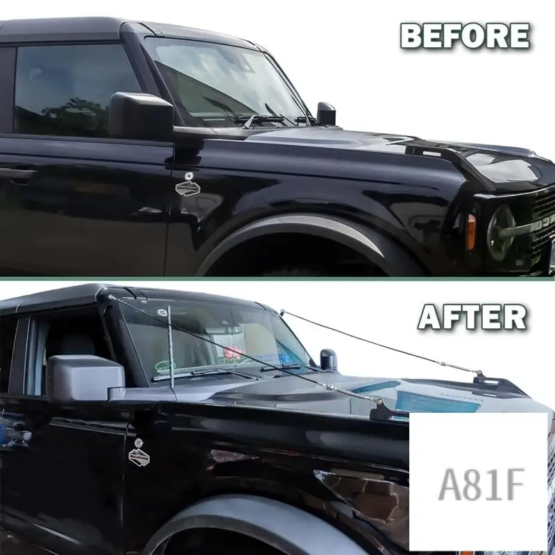 

Car Adjustable Limb Risers Kit For Ford Bronco 2021-2023 Replacement Through The Jungle Protector Obstacle Eliminate