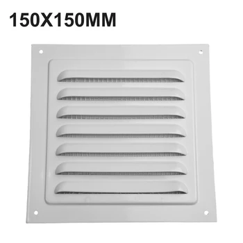 Grille de Ventilation de Plafond en Alliage d'Aluminium, Couvercle de Ventilation de 150 à 300mm