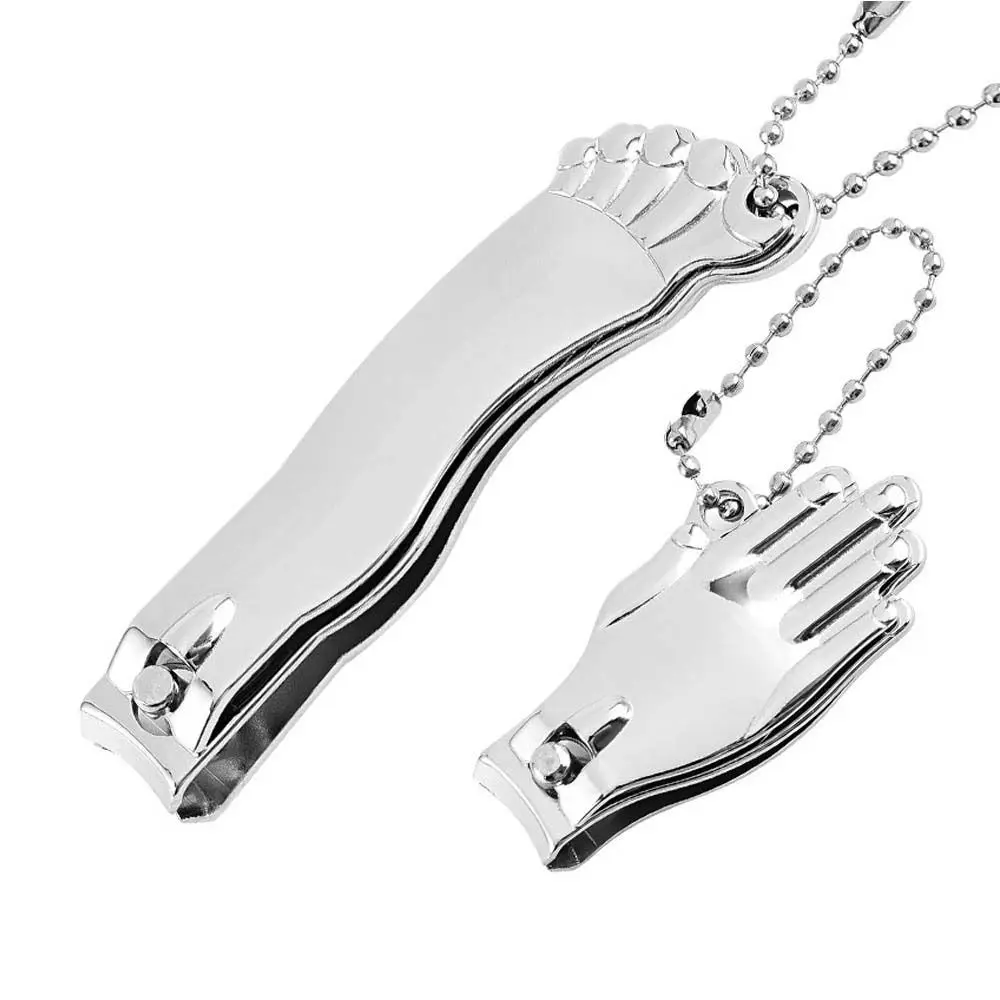 Stainless Steel Nail Clipper Set Hand and Foot Shape Pedicure Tools Nail Cutting Pliers Manicure Anti-skid Toenail Trimmer