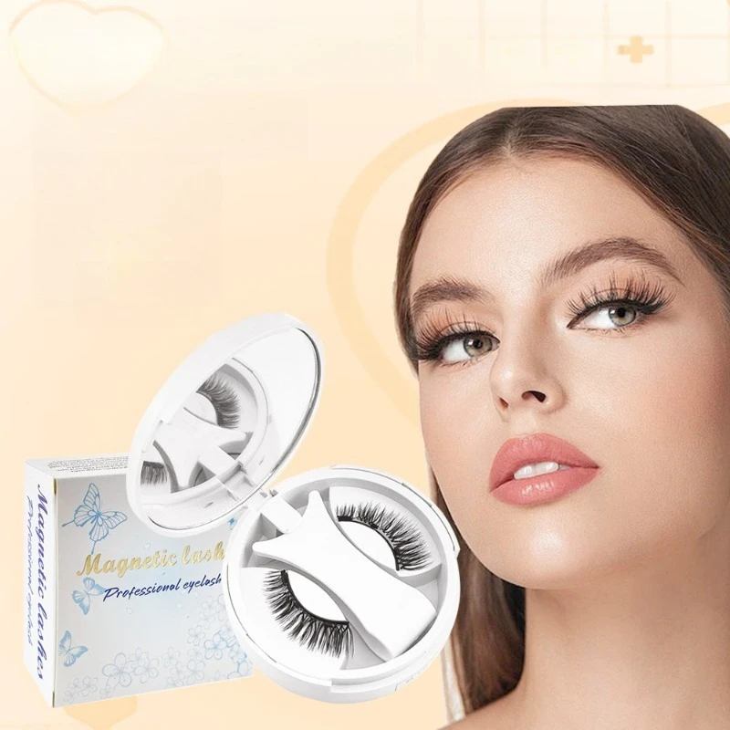 1 Juego de pestañas postizas magnéticas integradas, nuevas pestañas postizas magnéticas Little Devil, herramientas de belleza y maquillaje