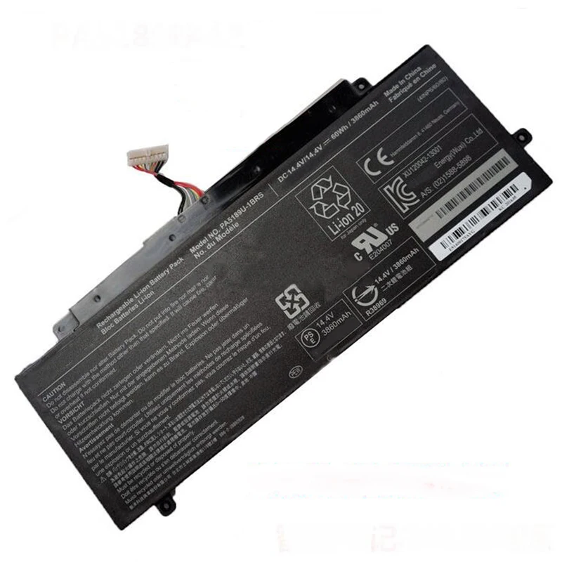 CP New Laptop Battery PA5189U-1BRS 14.4V/60Wh/3860mAh For Satellite Radius 15 P50W 15 P50W-C P55W-B5220 P55W-B5224 PP55W-B5318D