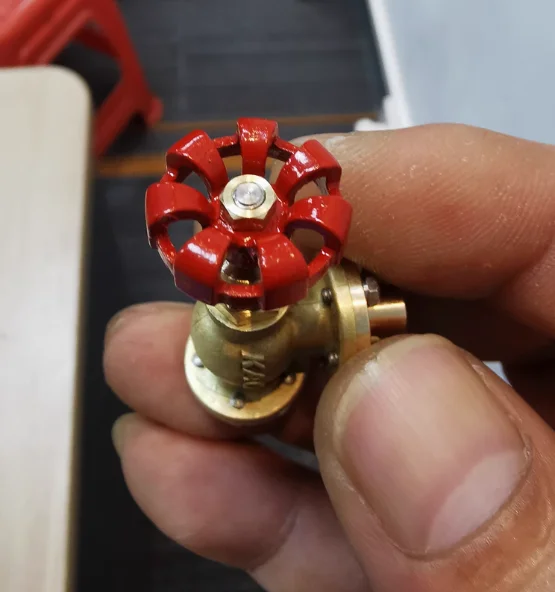 Model Valve Miniature Straight-way Valve Angle Valve Model Boiler MINI Valve for Steam Engine