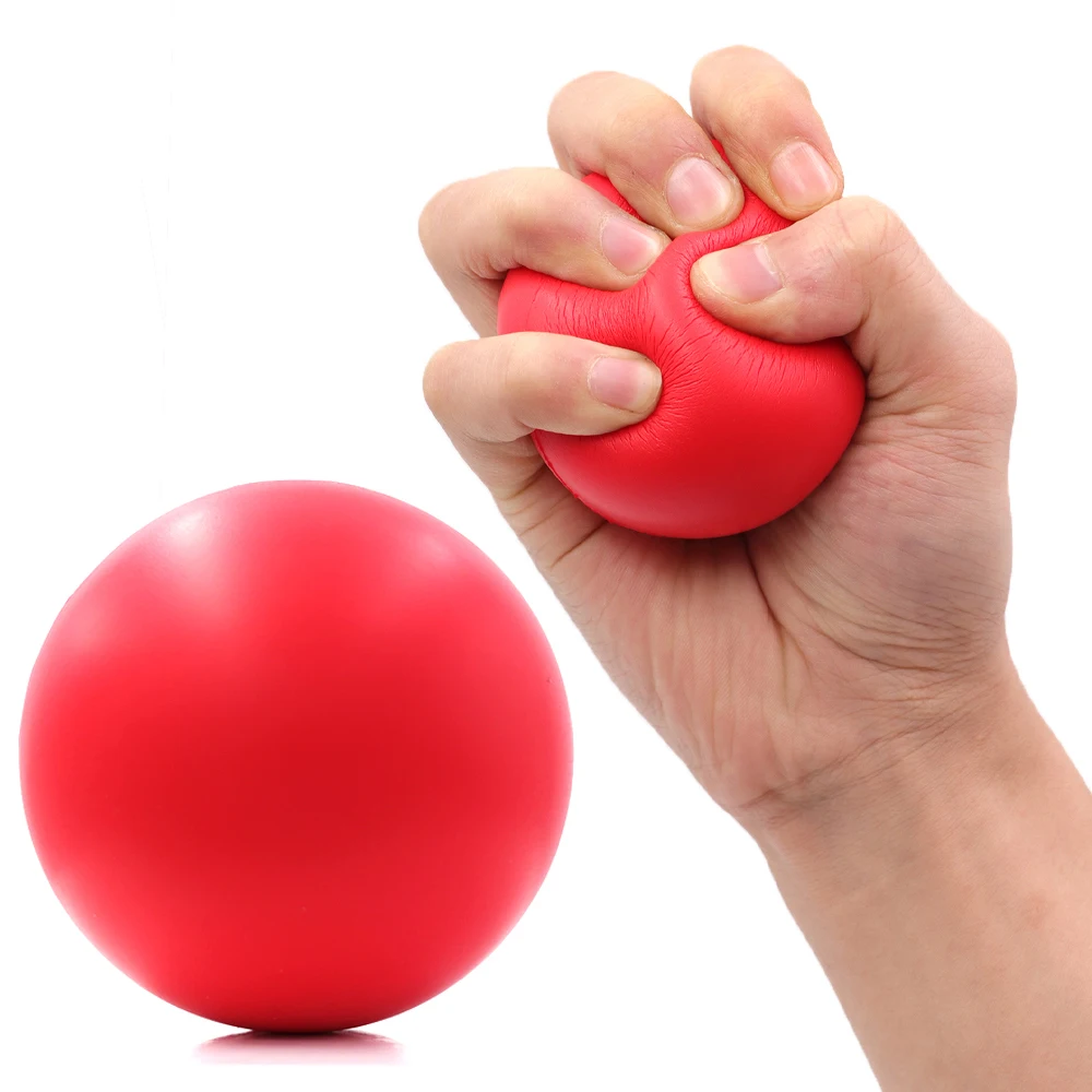 Professional Hand Grip Strengthener Ball for Exercise & Recovery, Soft Squeeze Stress Relief Foam Massage Ball for Adults