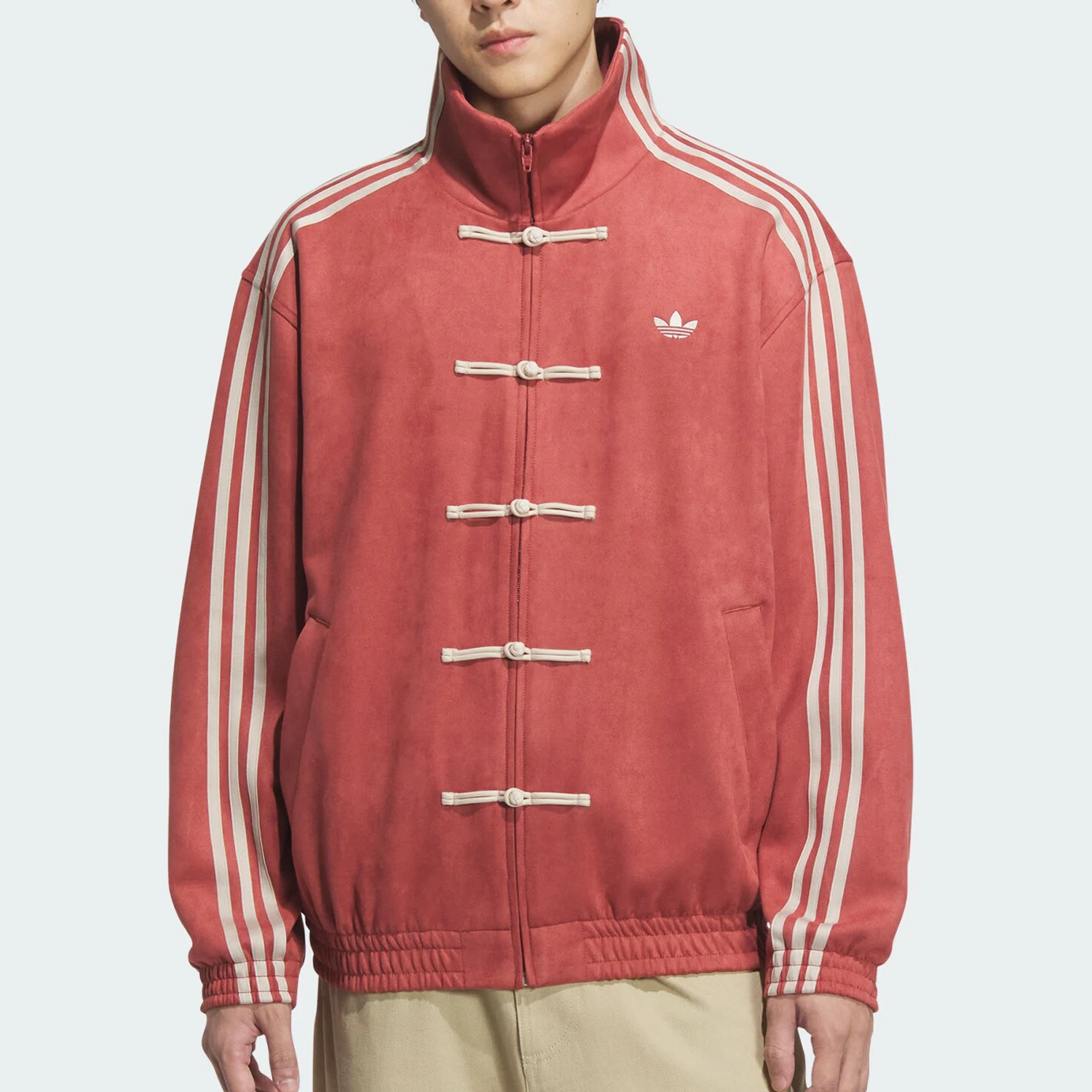 Adidas oficial auténtico trébol clásico nuevo chaqueta de ante china para hombres y mujeres JY8276