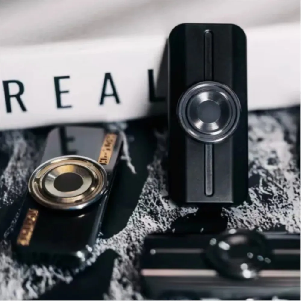 HAODOU EDC CHAN Fidget Spinner Ultra-mince à deux lames Fidget Spinner titane Zirconium Gyro Fidget jouets pour adultes