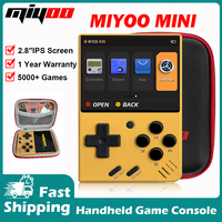 MIYOO Mini Retro Handheld Game Console IPS Screen Portable Super Mini Video Simulator Classic Game Player Travel Pocket Yellow