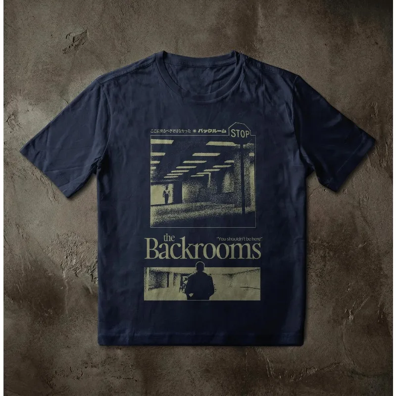 The Backrooms Tee eerie Liminal Space Shirt, Analog Horror Top Four season popular unisex cotton T-shirt