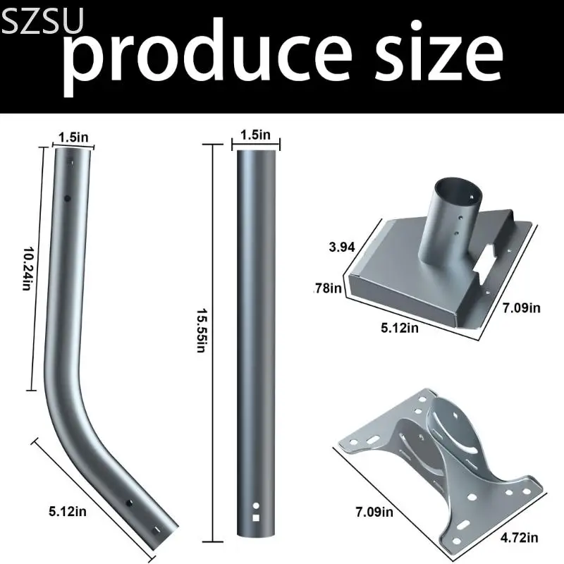 SZSU Adjustable Roof Bracket Mount Elbow Pipe Adapter Support Accessories for V4