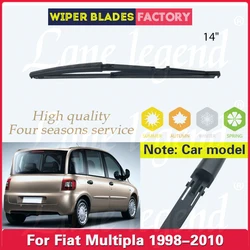Car Wiper Blade Rear Back Window Windscreen Windshield Wipers For Fiat Multipla 1998 - 2010 Auto Accessories 14