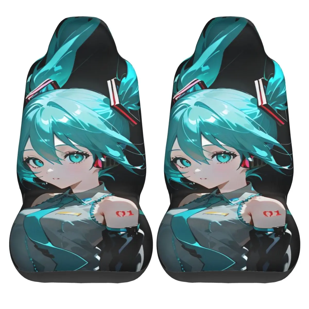 Anime    Hatsune Miku Universal Car Seat Cover Protector Interior Accessories AUTOYOUTH Auto Seat Cover Polyester Fishing