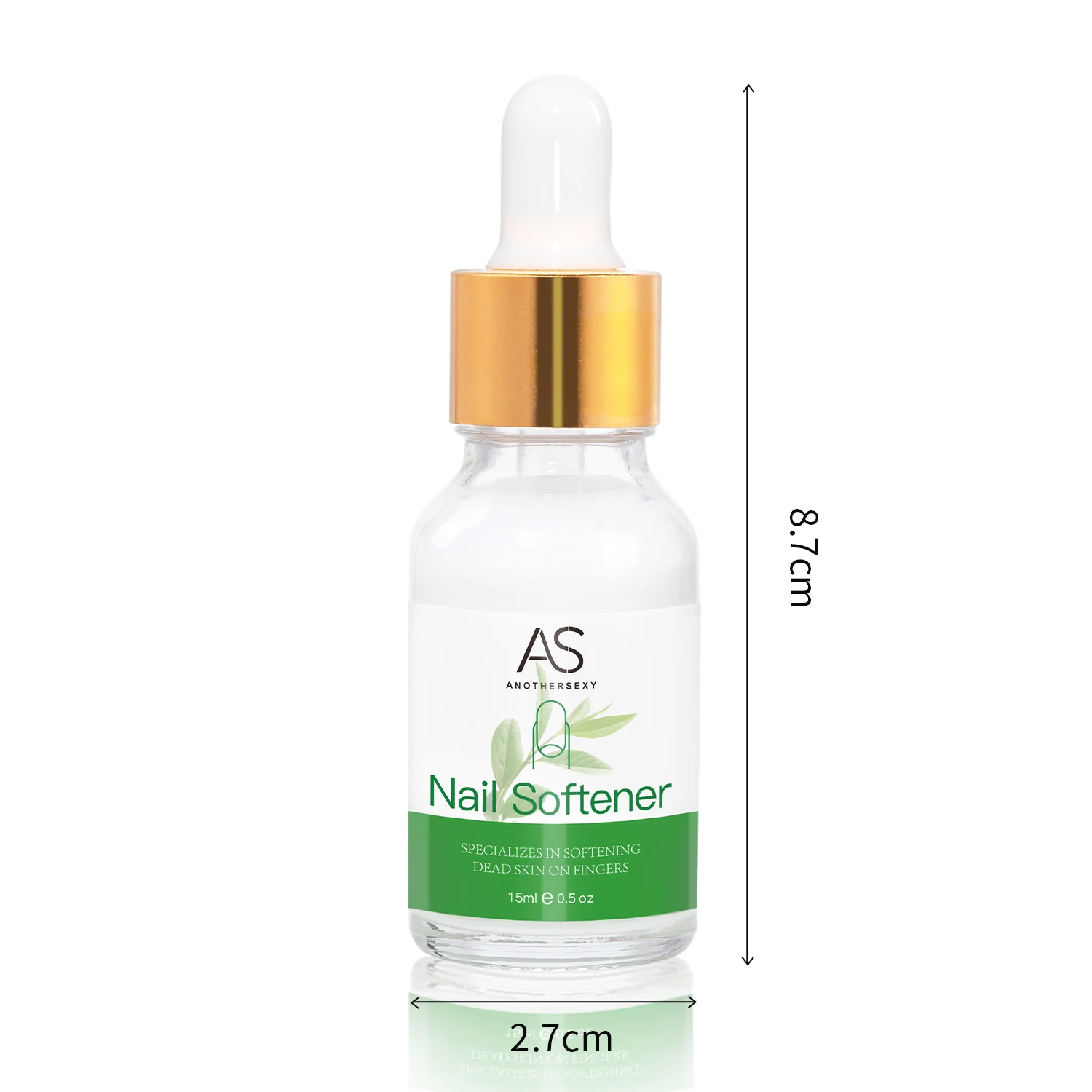 AS 15ML Nail Soften Oil Cuticle Remover for Gel Overgrown Cuticle Remover Cream Cuticles Soften Eliminating Exfoliant for Nails