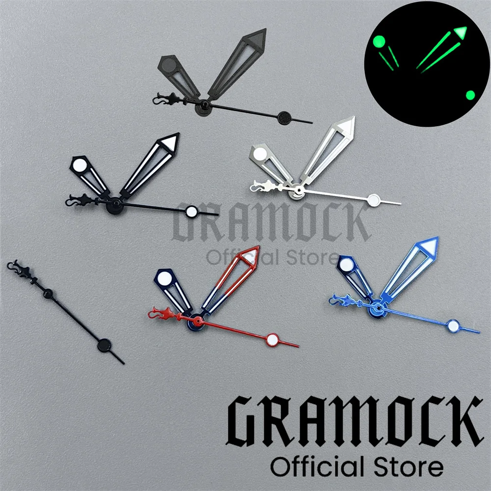 GRAMOCK NH35 كوبا كأس شكل ساعة ساعة يد مؤشرات أزرق أسود أحمر فضي أطقم ساعات لحركة NH36/4R/7S ETA2824 PT5000 #1