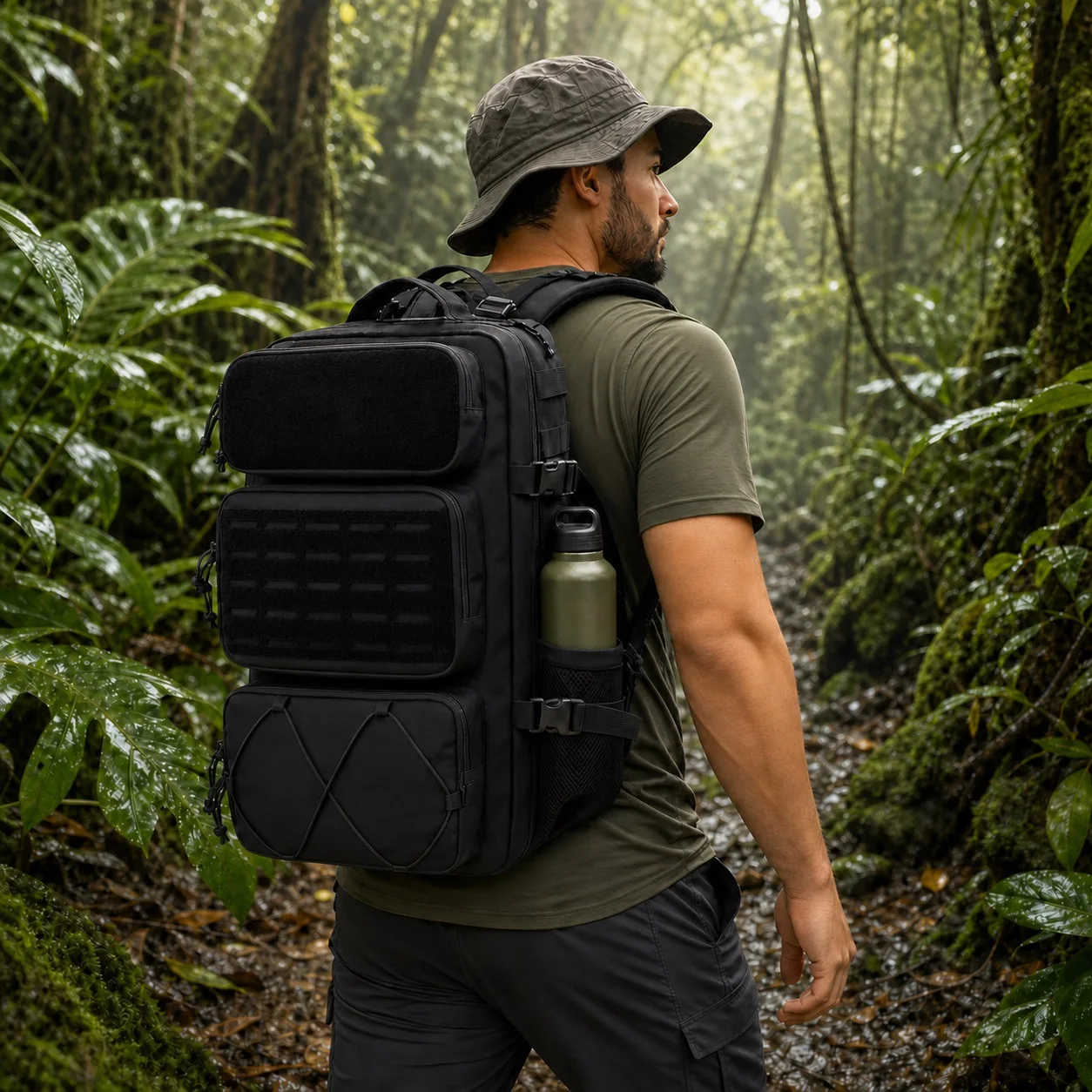Backpack Sports Outdoor Backpack Men's Waterproof Bag Multifunctional Design Mountaineering Backpack Cycling Camping