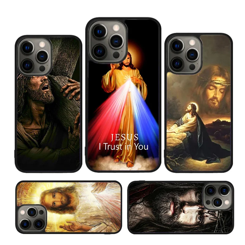 Divine Mercy Jesus Phone Case Cover For iPhone 16 15 14 plus XS XR 11 12 mini 13 pro max coque Shell Fundas