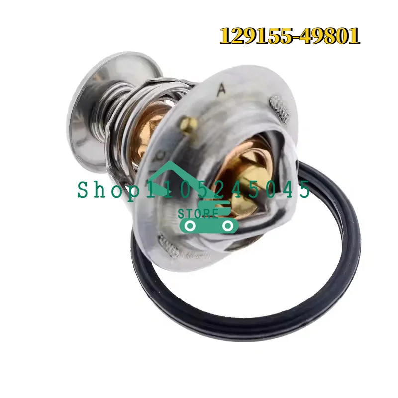 For PC35R-8 PC45R-8 Excavator Engine  4TNV84 4TNV84T 4TNV88 4TNE84 4TNE88 Thermostat Part Numder 129155-49801 YM121850-49811