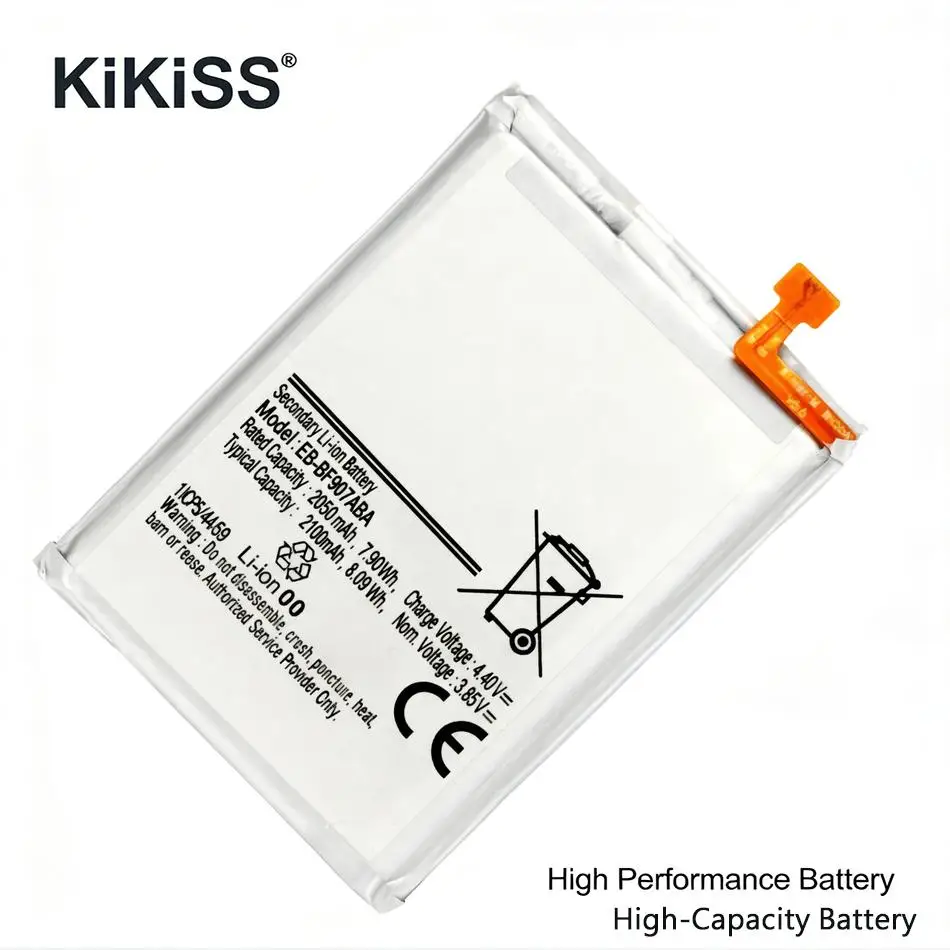 

EB-BF907ABA 2100 мАч Надежный источник питания для Samsung Galaxy Z Fold 1 5G F9000 F907N W2020, аккумулятор для мобильного телефона